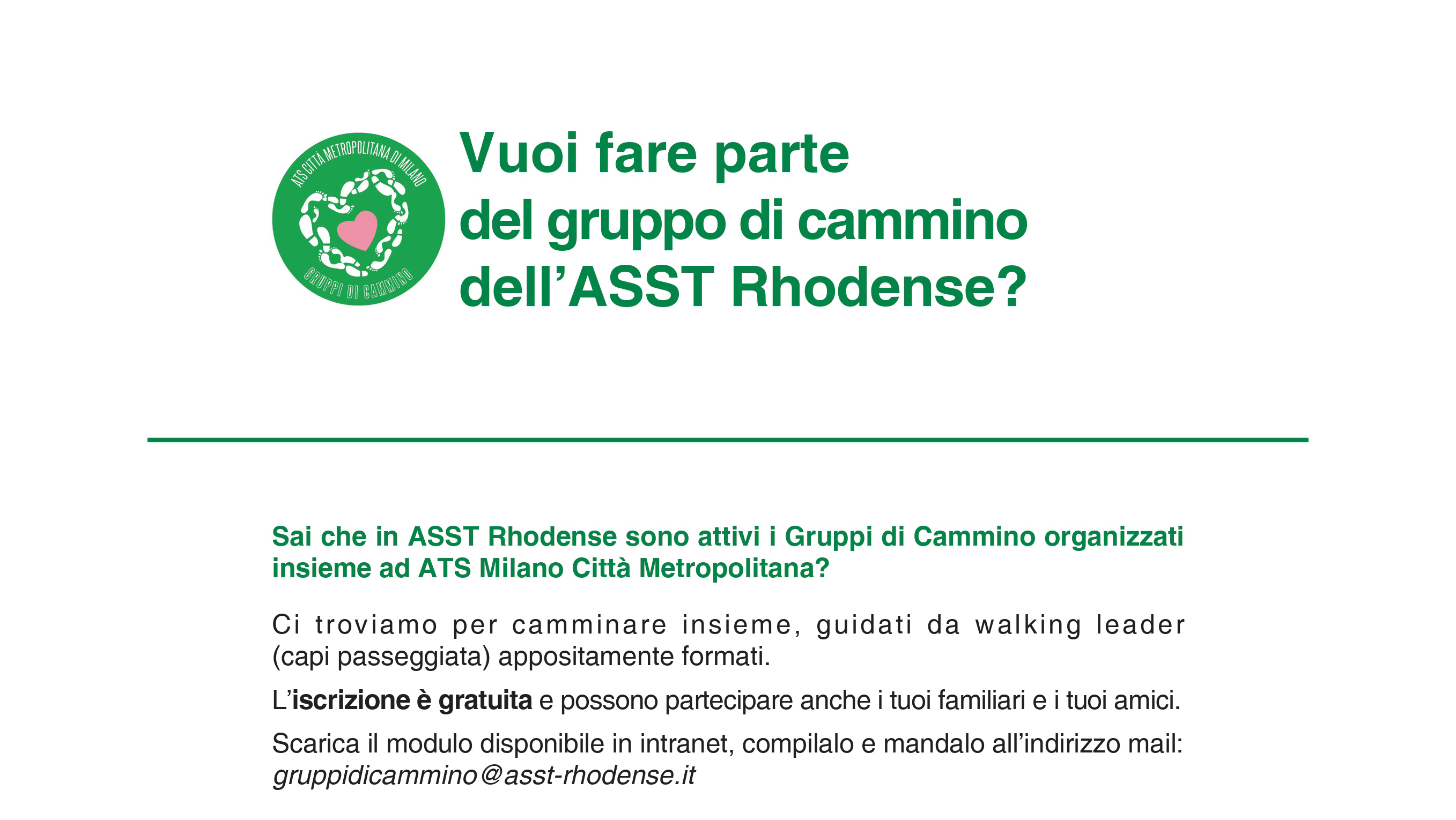 GRUPPI DI CAMMINO ASST RHODENSE - Formato PDF